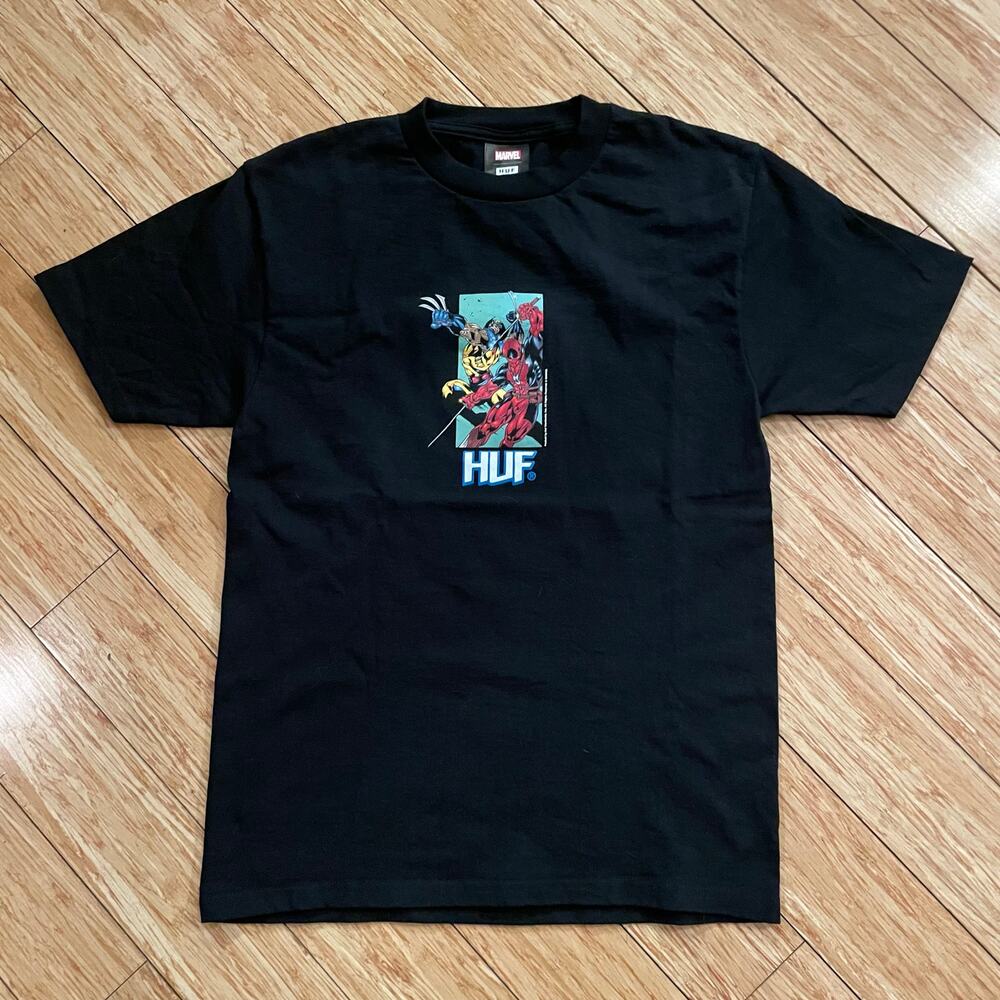 Huf x Marvel Wolverine Deadpool T-Shirt streetwear comics